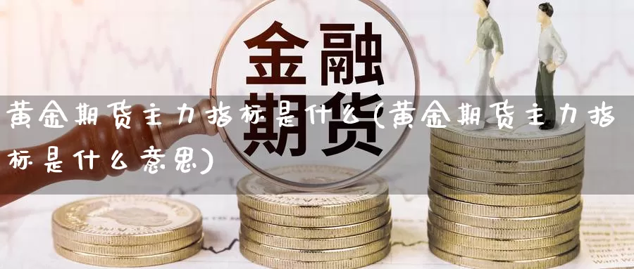 黄金期货主力指标是什么(黄金期货主力指标是什么意思)_https://www.shfengdie.com_财经直播室_第1张