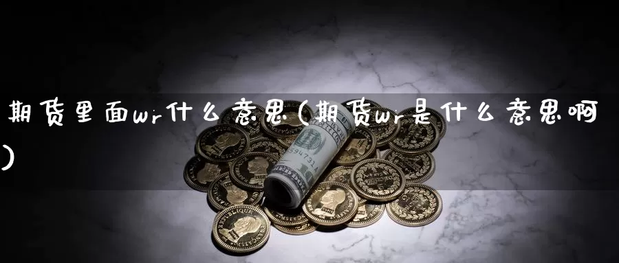 期货里面wr什么意思(期货wr是什么意思啊)_https://www.shfengdie.com_黄金期货_第1张