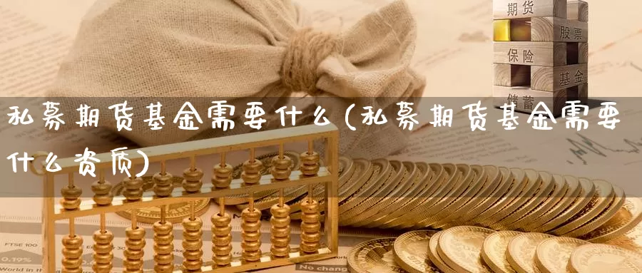 私募期货基金需要什么(私募期货基金需要什么资质)_https://www.shfengdie.com_原油期货_第1张